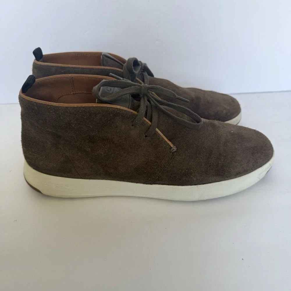 Cole Haan GrandPro Chukka Men's 11 M Brown Suede Leather Sneaker Boots C24673